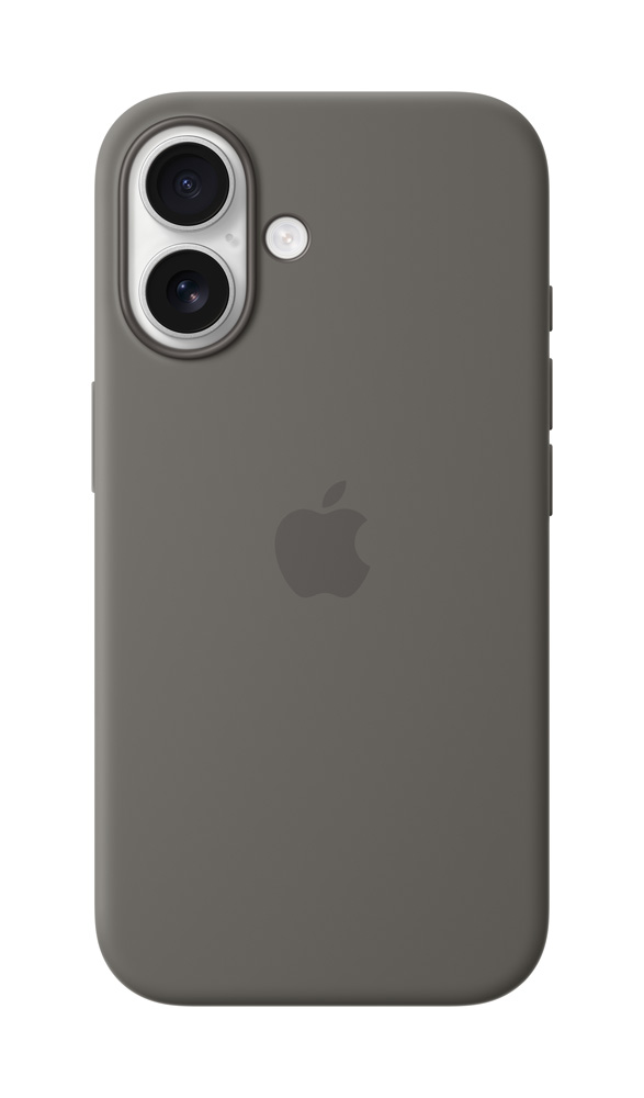 (image for) iPhone 16 Plus Silicone Case with MagSafe - Stone Gray